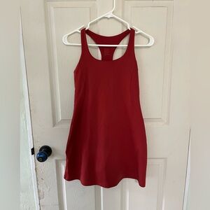 Girlfriend collective athletic tennis golf dress size small red